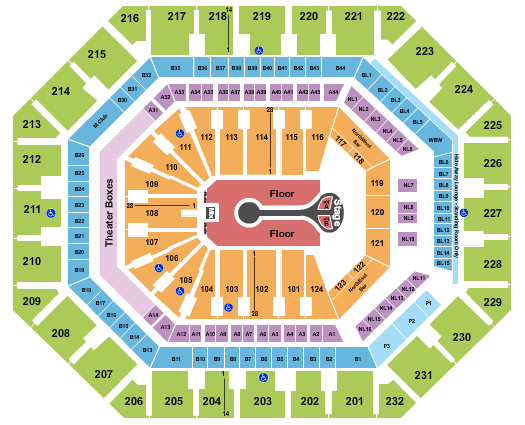 Mortgage Matchup Center Benson Boone Seating Chart